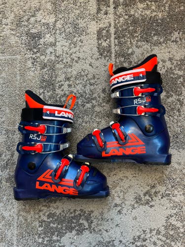 Mondo 19 & 19.5 Kid's Lange RSJ 60 All Mountain Ski Boots (Used)