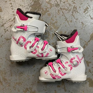 Mondo 20 & 20.5 Kid's Rossignol Fun Girl Ski Boots (Used)