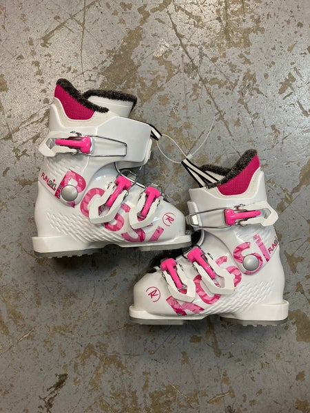 Mondo 20 & 20.5 Kid's Rossignol Fun Girl Ski Boots (Used)