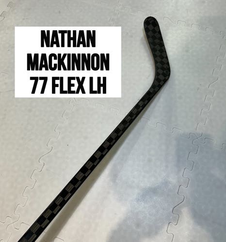 Senior(1x)Left Nathan MacKinnon 77 Flex ProBlackStock™ Unbranded Pro Stock Hockey Sticks