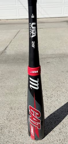 2023 Marucci CAT Connect Hybrid USABat Certified Bat (-11) 17 oz 28" (Used)