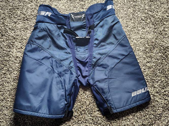 Blue Small Senior Bauer Supreme TotalOne NXG Pant Shell (Used)