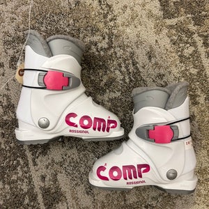 Mondo 17 & 17.5 Kid's Rossignol Comp J All Mountain Ski Boots (Used)