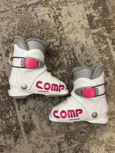 Mondo 17 & 17.5 Kid's Rossignol Comp J All Mountain Ski Boots (Used)