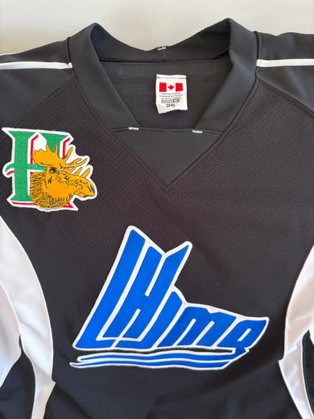 LHJMQ Size 56 Halifax Mooseheads Reebok practice jersey