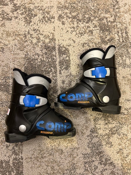 Mondo 17 & 17.5 Kid's Rossignol Comp J All Mountain Ski Boots (Used)