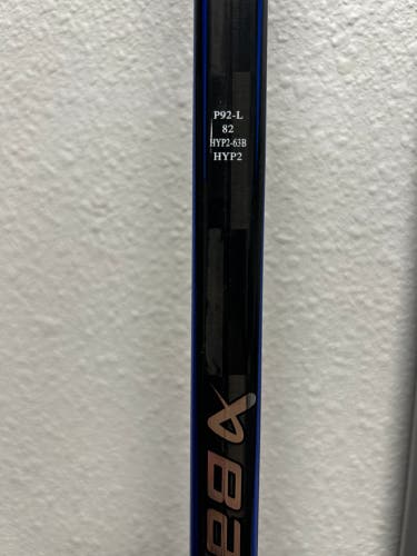 Senior Bauer Vapor Hyperlite 2 Left Hand Hockey Stick P92 82 Flex Pro Stock (New)