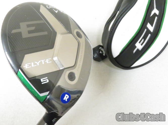 Callaway Elyte Fairway 18°  5 Wood Denali Charcoal 60g 5.5 Regular +Cover  NEW