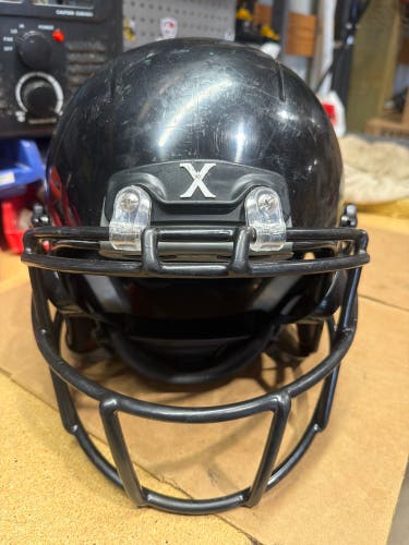 USED XENITH X2E+ ADULT FOOTBALL HELMET - XL- BLACK