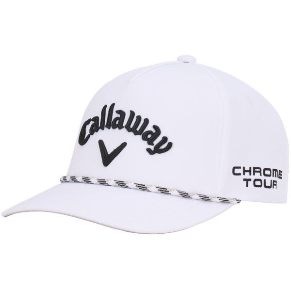 NEW 2026 Callaway Tour Authentic Rope White Adjustable Snapback Golf Hat/Cap