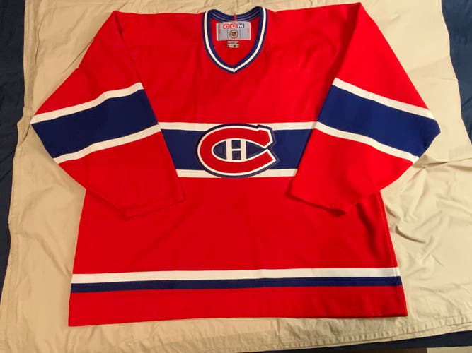 NEW Vintage Montreal Canadiens CCM Hockey Jersey XXL