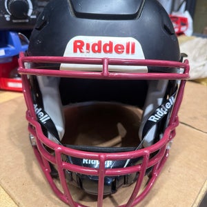USED RIDDELL FLEX ADULT HELMET - MEDIUM - FLAT BLACK