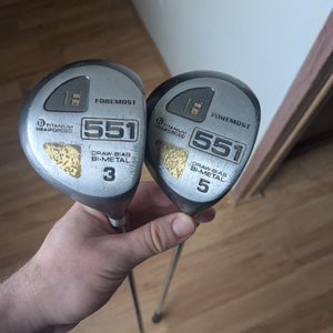 Men's Right Handed Fairway Wood Regular Flex 3 and 5 Wood (Used)