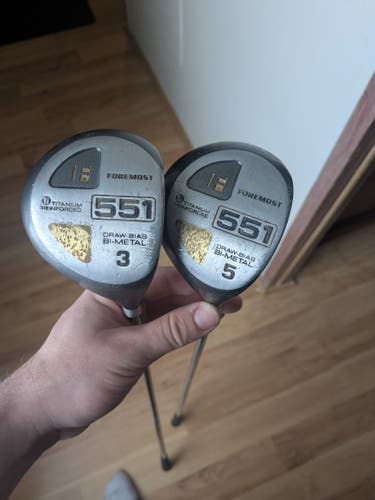 Men's Right Handed Fairway Wood Regular Flex 3 and 5 Wood (Used)