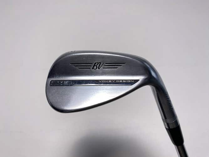 Titleist Vokey SM10 Tour Chrome Wedge 52* 8 Bounce F-Grind Wedge Steel Mens RH