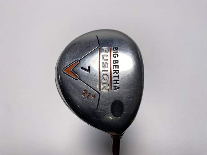 Callaway Big Bertha Fusion 7 Fairway Wood 21* Aldila NVS Orange 55g Regular RH