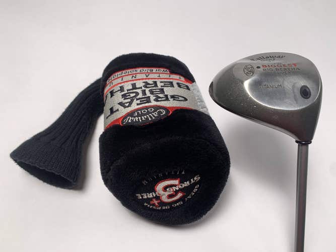 Callaway Biggest Big Bertha Driver 7* Ultra Light Firm Graphite Mens RH HC