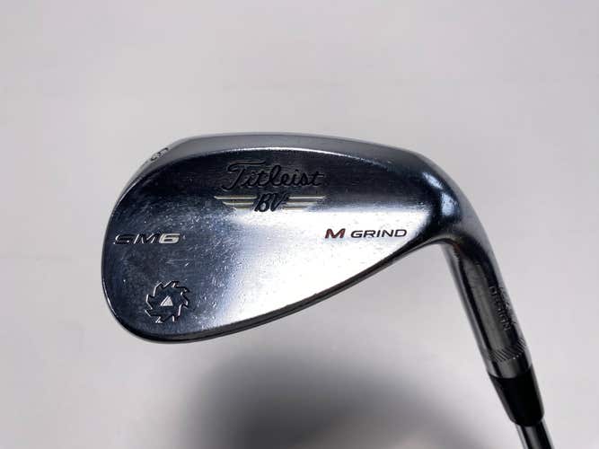 Titleist Vokey SM6 Tour Chrome Sand Wedge SW 56* 8 Bounce M-Grind Wedge RH
