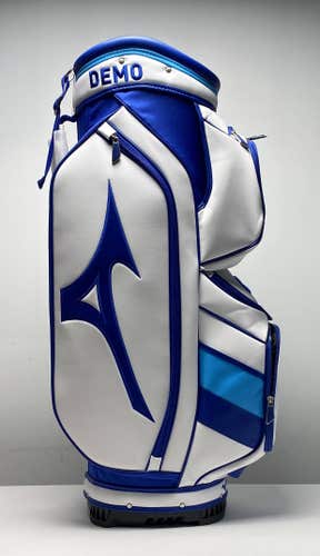 Mizuno Demo Staff Bag Blue 5-Way Divide Single Strap Golf Bag