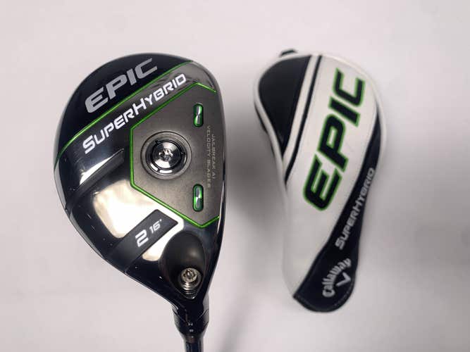 Callaway EPIC Super 2 Hybrid 16* AeroTech Steelfiber fc 75 F4 Stiff Mens RH HC