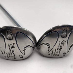 Cobra Speed LD F 3 & 5 Fairway Wood Set 15* 18* Bassara M Speed Tuned Ladies  RH