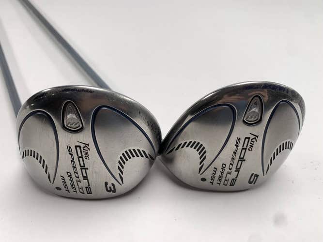 Cobra Speed LD F 3 & 5 Fairway Wood Set 15* 18* Bassara M Speed Tuned Ladies  RH