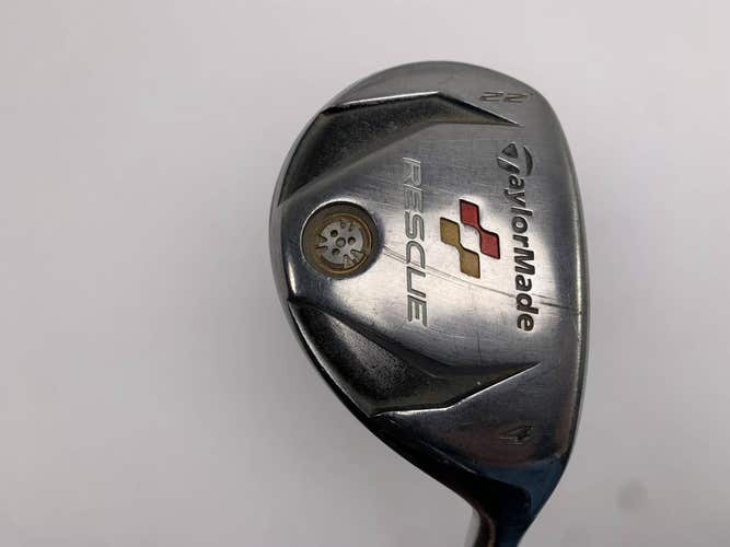 TaylorMade Rescue 2009 4 Hybrid 22* Aldila REAX 65g Stiff Graphite Mens RH