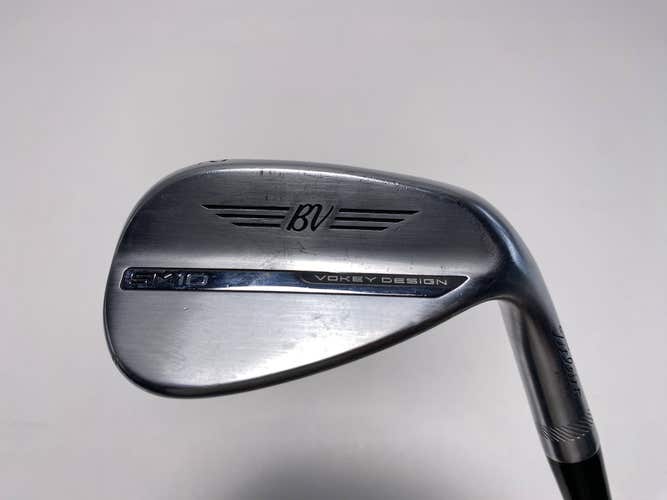 Titleist Vokey SM10 Tour Chrome Wedge 52* 8 Bounce F-Grind Wedge Steel Mens RH