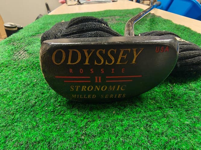 Odyssey Rossie II Stronomic Milled Black 35 Inch Putter  w Headcover