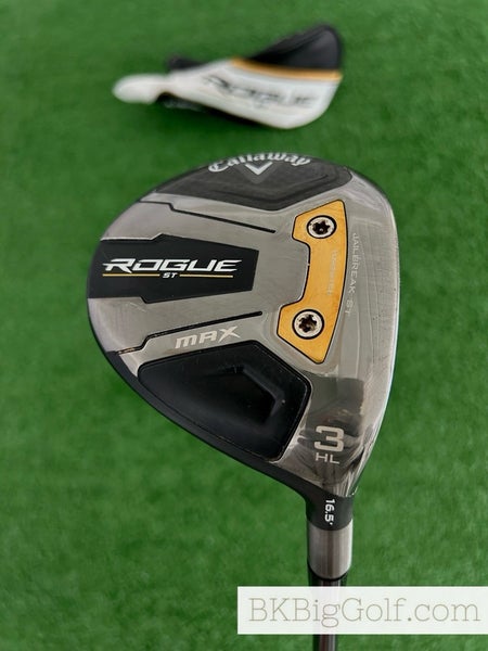 Callaway Rogue ST Max HL 16.5 Degree 3 Wood w Headcover / Stiff