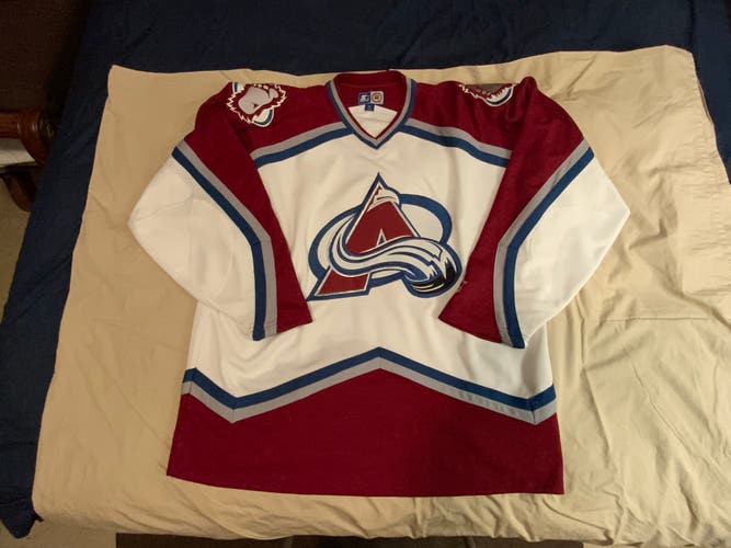 NEW Colorado Avalanche Starter Away Game Hockey Jersey XL