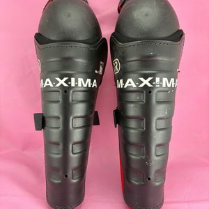 DR Daignault Rolland Vintage Hockey Shin Pads SR 16.5"