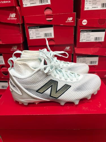 NB Freeze LX v5 White Men's Size M 5.5 (W 6.5) Adult New Balance Molded Cleats Cleats (New)