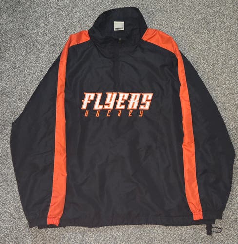 Philadelphia Flyers Black Men's Large NHL Windbreaker Jacket