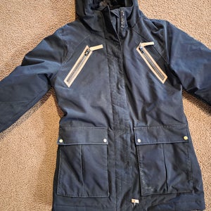 Black girls Youth XS Spyder Jacket (Used), size 10