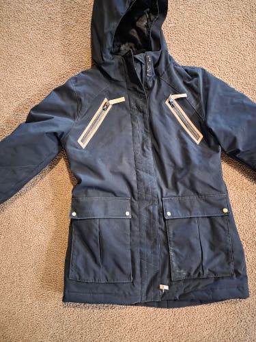 Black girls Youth XS Spyder Jacket (Used), size 10