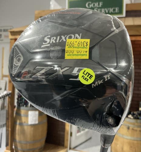 Srixon ZX5 MKII 10.5 Driver 46.5" CYPHER FORTY Senior Flex Graphite Shaft RH