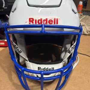 USED RIDDELL FLEX ADULT HELMET - LARGE - METALLIC WHIITE