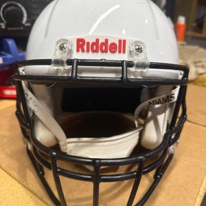 USED RIDDELL SPEED ADULT HELMET - MEDIUM - METALLIC WHITE