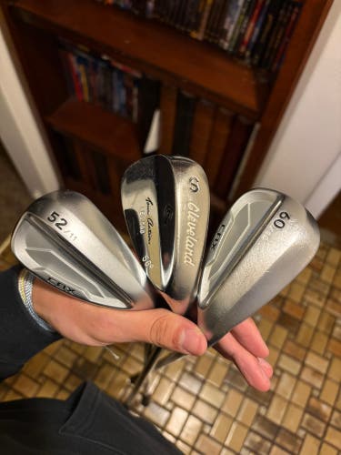 Men's Cleveland Right Handed Mixed Wedge Set Wedge Flex Steel Shaft (Used)