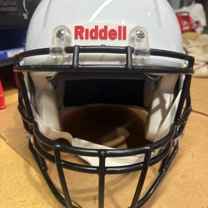 USED RIDDELL SPEED ADULT HELMET - MEDIUM - METALLIC WHITE