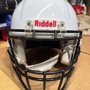 USED RIDDELL SPEED ADULT HELMET - MEDIUM - METALLIC WHITE