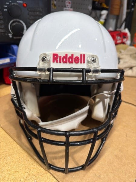 USED RIDDELL SPEED ADULT HELMET - MEDIUM - METALLIC WHITE