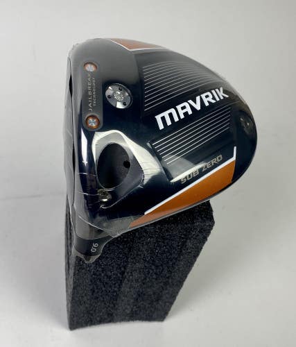 New Left Handed Callaway Mavrik Sub Zero Driver 9* HEAD ONLY Golf Club