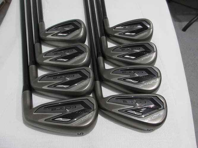 Cobra Darkspeed Iron Set - 5-PW, GW, SW - KBS PGI 65 Senior Flex Graphite - MINT