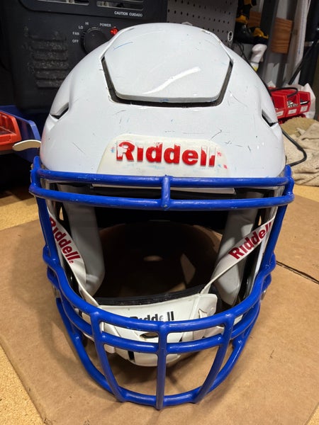 USED RIDDELL FLEX ADULT HELMET - XL - METALLIC WHIITE