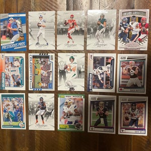 Lot of NFL quarterback football cards