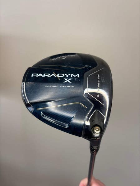 Callaway Paradym X Driver 10.5 HZRDUS 50g 6.0 Stiff Flex 44.5 +HC