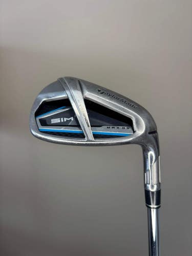 Taylormade SIM Max OS Pitching Wedge KBS Max 85g Regular Flex 35 NICE