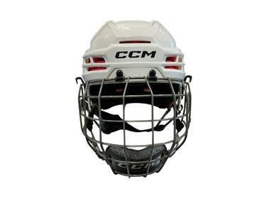 Used CCM TACKS 70 Helmet Cage Combo White SM 11873-S000229943